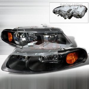 Dodge 1997-2000 Dodge Avenger Crystal Headlights/ Head Lamps-Euro Style