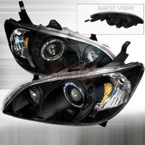 Honda 2004-2005 Honda Civic Projector Head Lamps/ Headlights