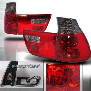 Bmw 2000-2005 Bmw X5 Tail Lights /Lamps - Red/Clear 1 Set Rh&Lh Performance 2000,2001,2002,2003,2004,2005