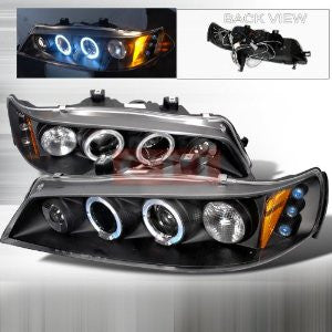 Honda 1994-1997 Honda Accord Halo Led Projector Head Lamps/ Headlights 1 Set Rh&Lh Performance 1994,1995,1996,1997