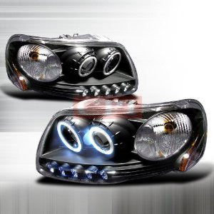 FORD 1997-2003 FORD F150 1PC PROJECTOR HEAD LAMPS/ HEADLIGHTS 1 SET RH&LH   1997,1998,1999,2000,2001,2002,2003