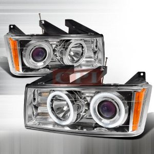 Gmc 2004-2006 Gmc Colorado/Canyon Ccfl Projector Head Lamps 1 Set Rh&Lh Performance 2004,2005,2006