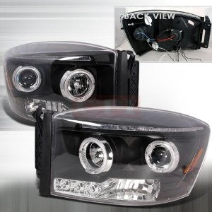 Dodge 2006-2008 Dodge Ram Projector Head Lamps/ Headlights