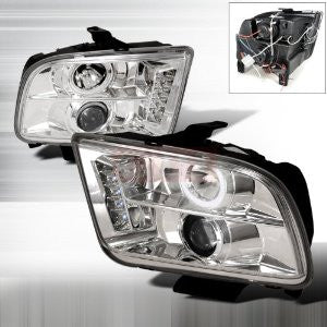 Ford 05-09 Ford Mustang Ccfl Projector Headlight