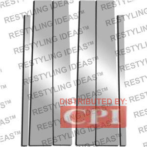 Chevrolet 2002-2007 Chevrolet Trailblazer 4D 6Pcs Chrome Plated Stainless Steel Pillar Post Performance 2002,2003,2004,2005,2006,2007