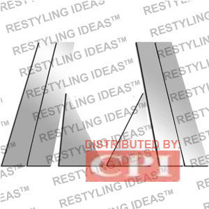 Chrome Pillar Post Trim Kit For 2003-2008 Infiniti FX35/FX45 - 8pc Stainless Steel