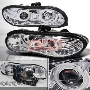 Chevrolet 1998-2002 Chevy Camaro Halo Projector Head Lamps/ Headlights- Cc 1 Set Rh&Lh Performance 1998,1999,2000,2001,2002