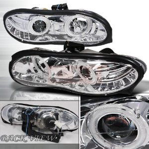 Chevrolet 1998-2002 Chevy Camaro Halo Projector Head Lamps/ Headlights- Cc-r