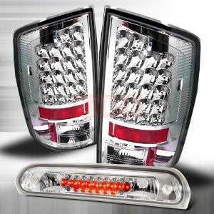 Dodge 2002-2005 Dodge Ram Pick Up Led Tail Lights /Lamps Combination