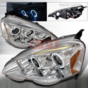 ACURA 2002-2004 ACURA RSX PROJECTOR HEAD LAMPS/ HEADLIGHTS HEADLIGHTS 1 SET RH&LH PERFORMANCE 2002,2003,2004