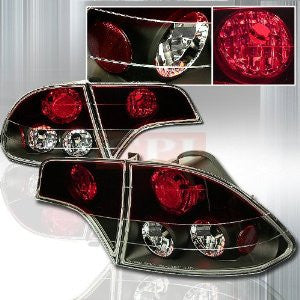 Honda 2006-2007 Honda Civic 4Dr Tail Lights /Lamps 4Pc Euro