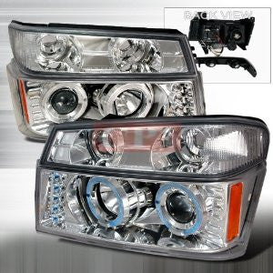 COLORADO/CANYON 2004-2005 COLORADO/CANYON HALO PROJECTOR HEAD LAMPS/ HEADLIGHTS ONLY (CORNER LAMP SOLD SEPARATELY) 1 SET RH&LH PERFORMANCE 2004,2005