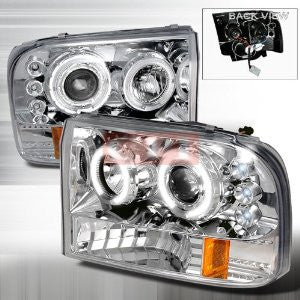 FORD 99-04 FORD F250 CCFL PROJECTOR HEADLIGHT performance conversion kit  1 SET RH & LH 1999,2000,2001,2002,2003,2004