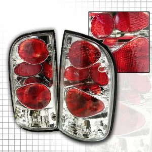 TOYOTA 1995-2000 TOYOTA TACOMA TAIL LIGHTS /LAMPS - CHROME 1 SET RH&LH PERFORMANCE 1995,1996,1997,1998,1999,2000