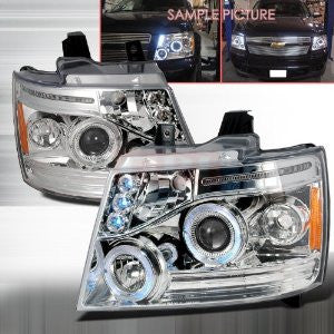 Chevrolet 2007-2008 Chevy Avalanche Projector Head Lamps/ Headlights