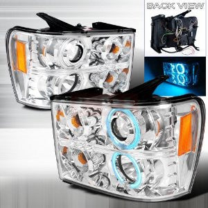 Gmc 2007-2008 Gmc Sierra Projector Head Lamps/ Headlights H.L Ccfl