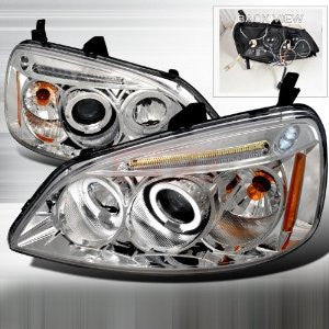 Honda 01-03 Honda Civic Ccfl Projector Headlight