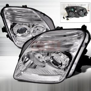 Honda 97-01 Honda Prelude - Chrome Projector Head Lights/ Lamps - Depo