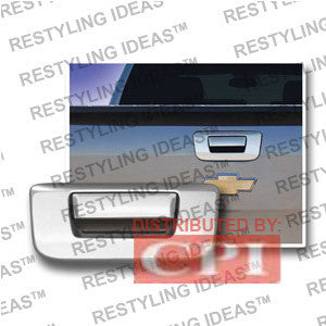 2007-2014 Chevrolet|GMC Silverado|Sierra Tailgate Handle, Smooth Black, W/o Key Hole - Foto 1