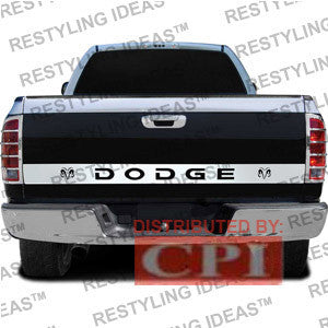 Dodge 2002-2008 Dodge Ram Dodge W/Logo 63.5Inch Chrome Plated Stainless Steel Tailgate Accent/ Decal /Lettering Performance