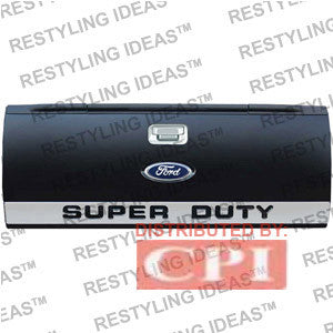 Ford 1999-2009 Ford Superduty Superduty 63.5Inch Chrome Plated Stainless Steel Tailgate Accent/ Decal /Lettering Performance