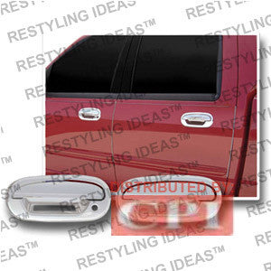 Lincoln 1997-2002 Navigator Chrome Door Handle Cover 4D W/Keypad No Passenger Side Keyhole Performance