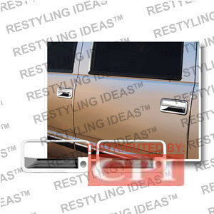 Cadillac 1999-2000 Escalade Chrome Door Handle Cover Panel Only W/Passenger Side Keyhole Performance