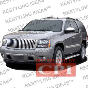 Chevrolet 2007-2009 Chevrolet Suburban/Tahoe Chrome Vertical Narrow Bar - Snap-On Abs Grille Performance