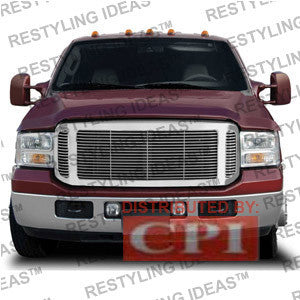 Ford 2005-2007 Ford Superduty F250/350 Chrome Horizontal Bar Abs Grille Performance