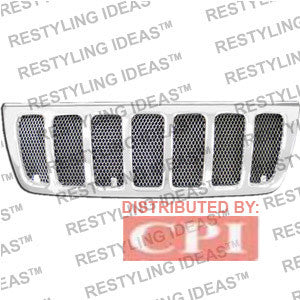 Jeep 1999-2004 Jeep Grand Cherokee Chrome Mesh (Metal) Abs Grille Performance