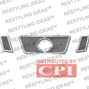 Nissan 2008-2009 Nissan Pathfinder Top Chrome Plated Stainless Steel 1/4Inch Mesh Grille Insert Performance