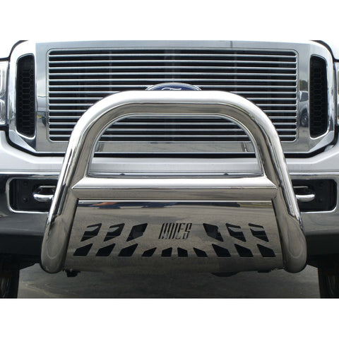 FORD F-150 PICKUP 09-10 Ford F-150 BIG HORN BAR 4inch W/ STAINLESS SKID  Guards & Bull Bars Stainless