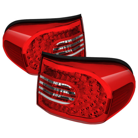 Toyota FJ Cruiser 07-11 LED Tail Lights - Red/Clear