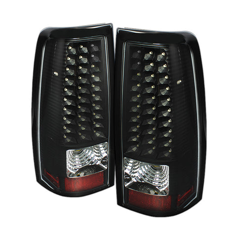 Chevy Silverado 1500/2500/3500 99-02 / GMC Sierra 1500/2500/3500 99-03 LED Tail Lights - Black