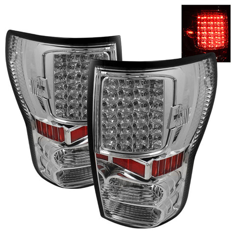 Toyota Tundra 07-12 LED Tail lights - Chrome