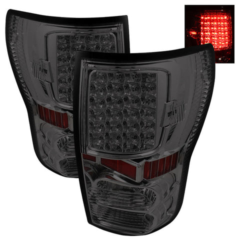 Toyota Tundra 07-12 LED Tail Lights - Smoke