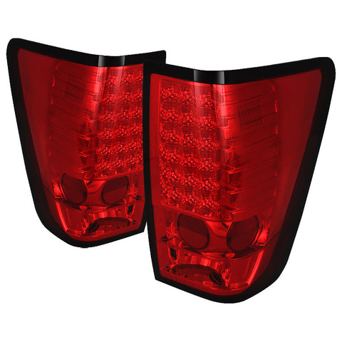 Nissan Titan 04-12 LED Tail Lights - Red