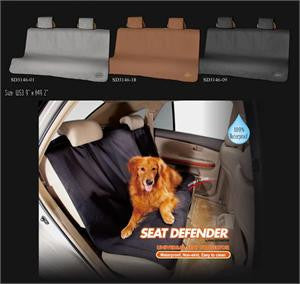 Universal Defender - For Pets Revolutionary Automotive Seat Covers Rear  1Pc    Brown