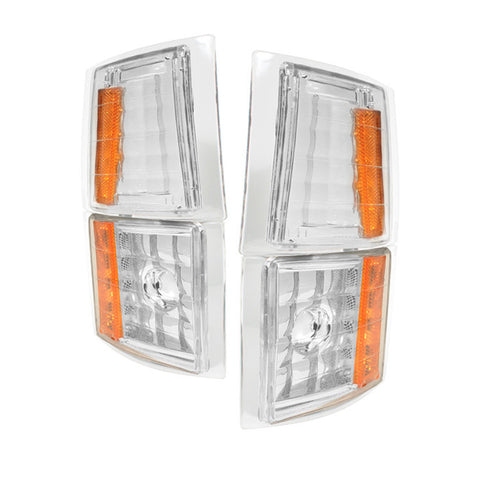 Chevy C/K Pickup 94-98 4PCS Amber Corner Lights - Euro