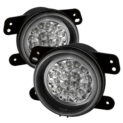 Dodge Magnum 05-08 / Journey 09-10 / Chrysler 300 05-10 ( 5.7L W/ Touring ) / PT Cruiser 06-09 / Jeep Wrangler 07-09 LED Fog Lights - Clear