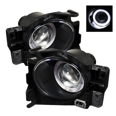 Nissan Altima 08-12 2Dr (w/Switch  No Cover) Halo Projector Fog Lights- Clear