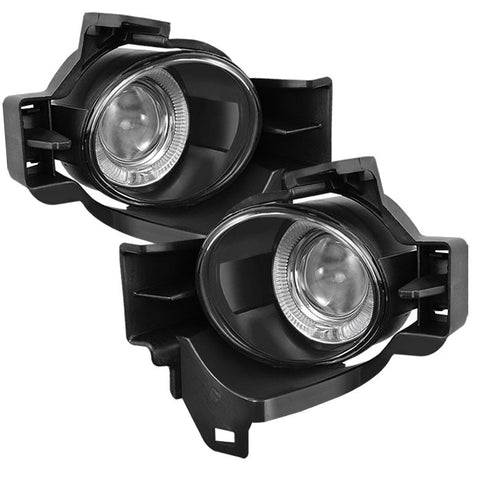 Nissan Altima 10-12 4Dr Halo Projector Fog Lights - Clear