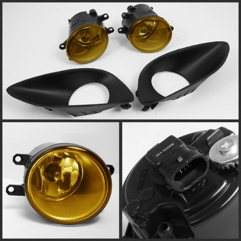 Toyota Yaris 07-08 4Dr OEM Fog Lights - Yellow