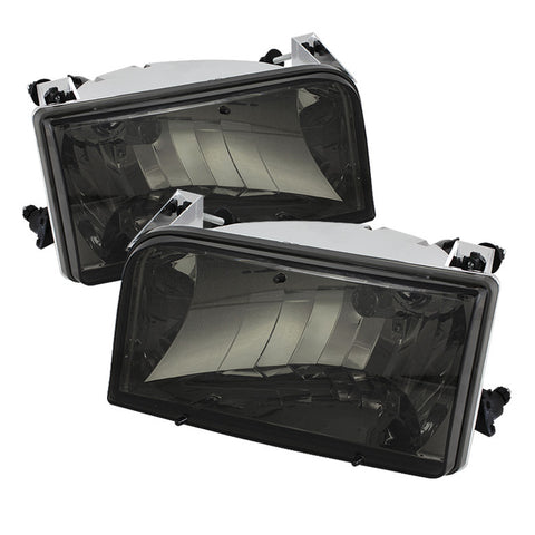 Ford F150 92-96 Crystal Headlights - Smoke