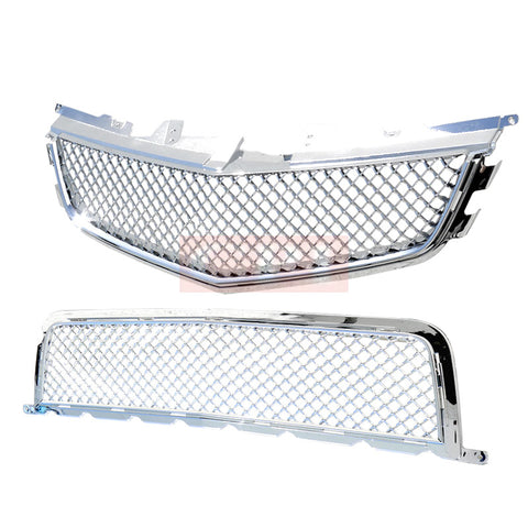 CADILLAC 09-12 CADILLAC CTS COMBO UPPER AND LOWER MESH GRILL CHROME    2009,2010, 2011,2012