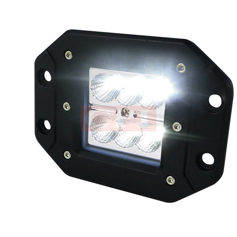 UNIVERSAL  UNIVERSAL FOG 3" CREE LED WORK LIGHT SQUARE- FLOOD BEAM PATTERN