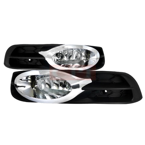 HONDA 12-13 HONDA CIVIC 2 DOOR OEM FOG LIGHTS CLEAR   PERFORMANCE 1 SET RH & LH  2012,2013