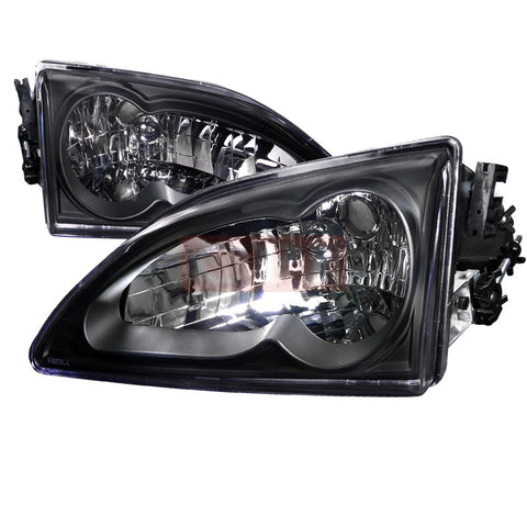 Ford 94-98 Ford Mustang  Black Housing Headlight