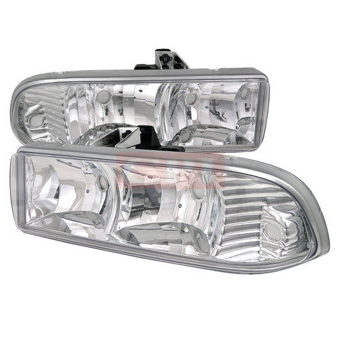 Chevy  98-04 Chevy  S10/Blazer  Chrome Housing Headlights