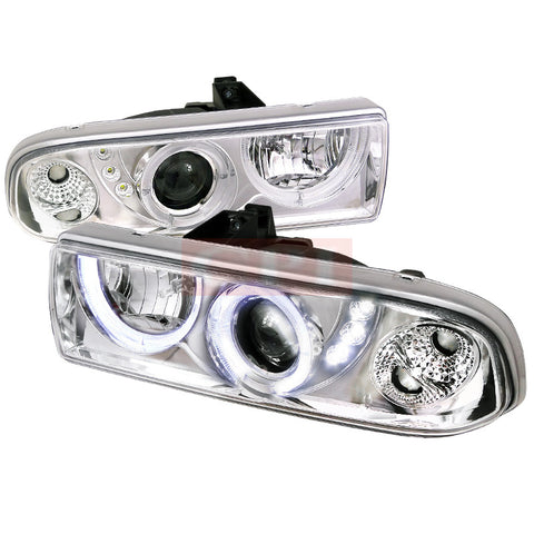 Chevy  98-04 Chevy  S10 Projector Headlight Chrome Housing